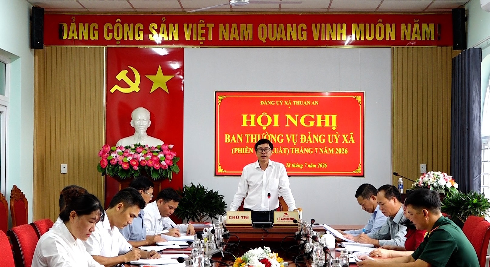 THUẬN AN THỐNG NHẤT NHIỀU NỘI DUNG QUAN TRỌNG VỀ CÔNG TÁC XÂY DỰNG ĐẢNG VÀ QUY HOẠCH CHUNG XÃ